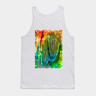 ChromaticBird Feather Abstract Pattern. For Feather & Bird Lovers. Tank Top